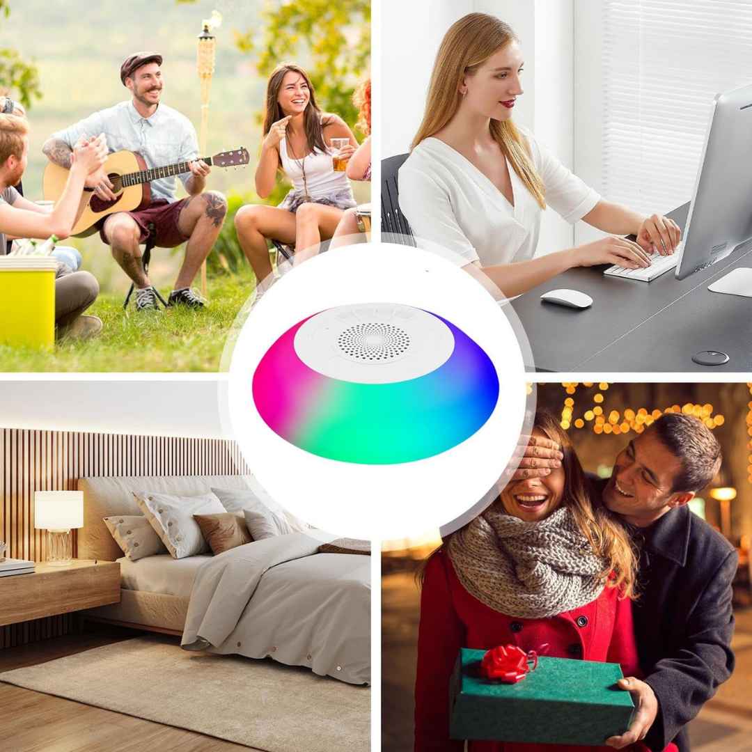 Floating Pool Speaker – Waterproof Bluetooth Speaker with LED Light Show