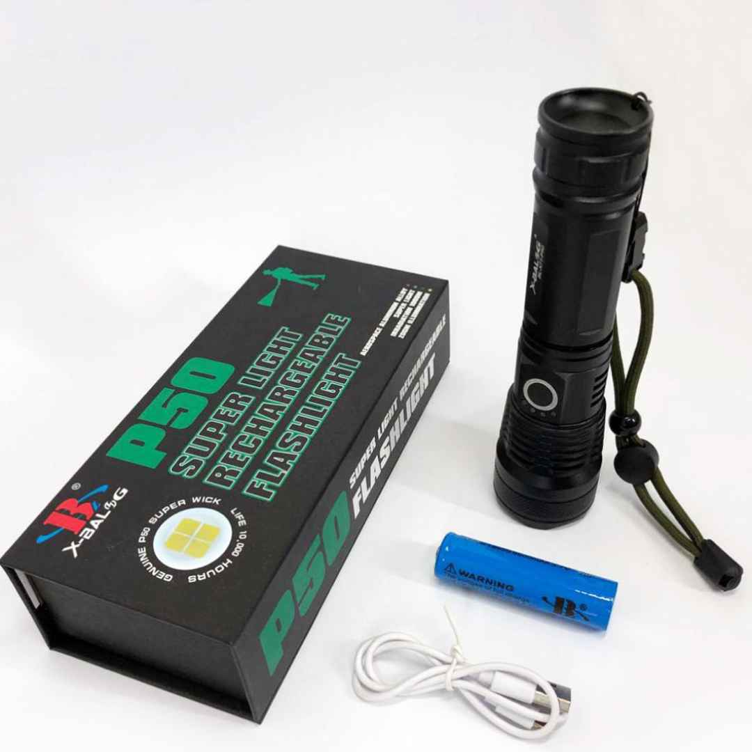 P50 Super Light Rechargeable Flashlight