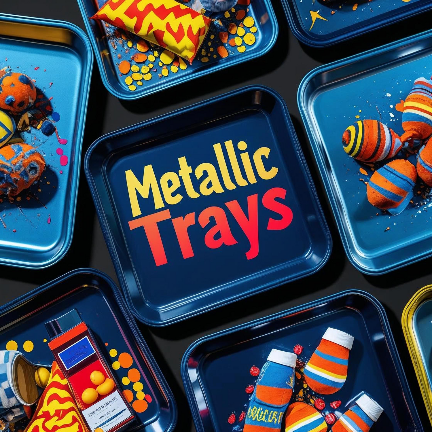 Metallic Trays