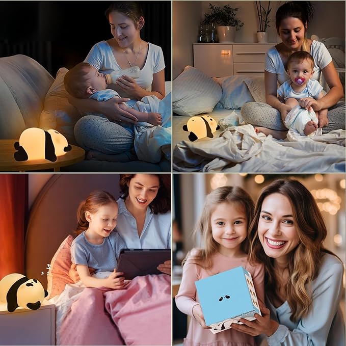 Lying Panda Lamp
