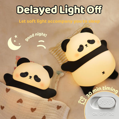 Lying Panda Lamp