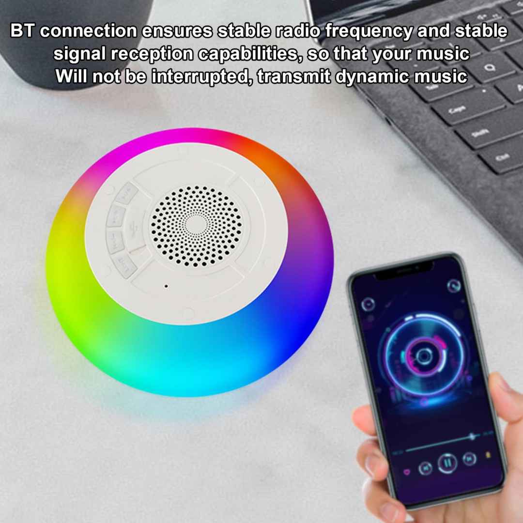 Floating Pool Speaker – Waterproof Bluetooth Speaker with LED Light Show