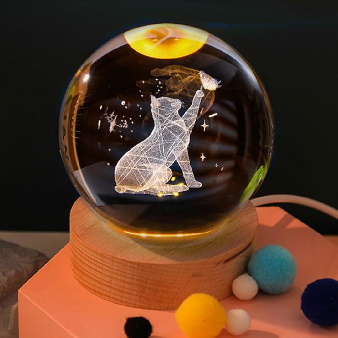 Crystal Balls Cat