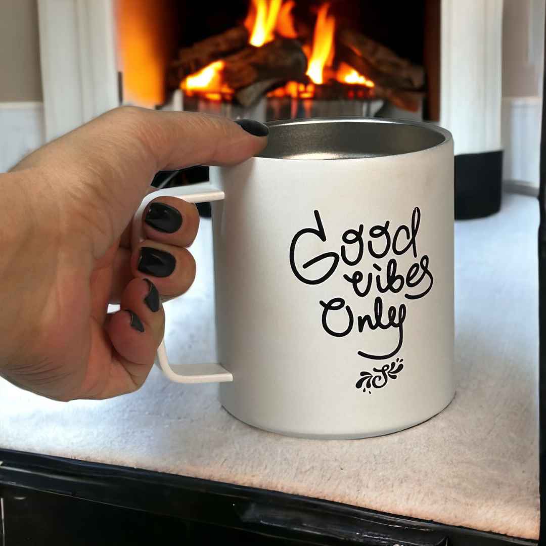 Funky Everyday Mug ☕ – Hot Coffee, Chill Vibes