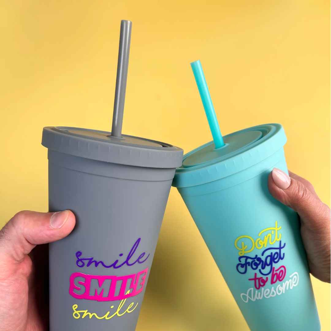 Funky Double Wall Cup 💎 – Leak-Free Coolness