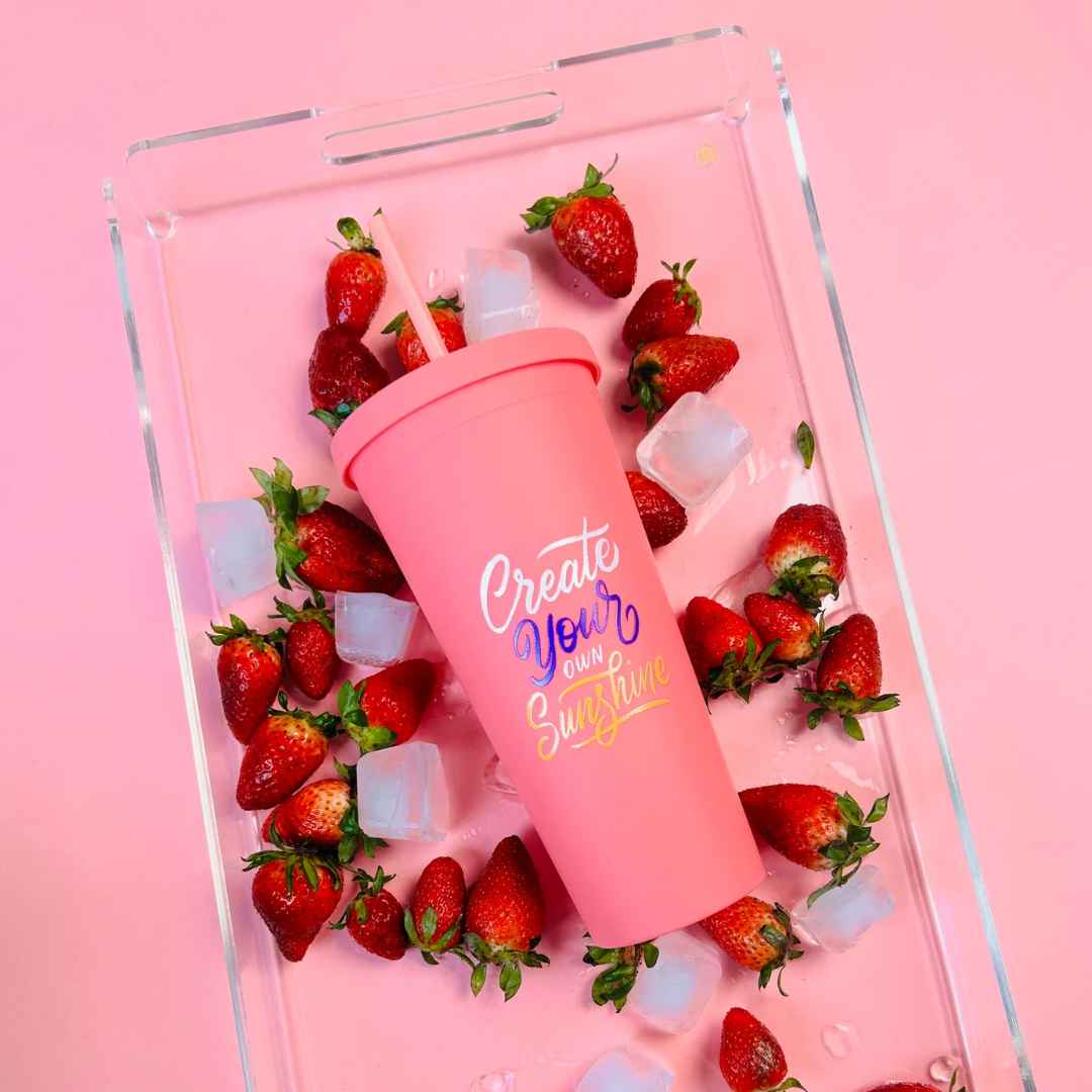 Funky Double Wall Cup 💎 – Leak-Free Coolness