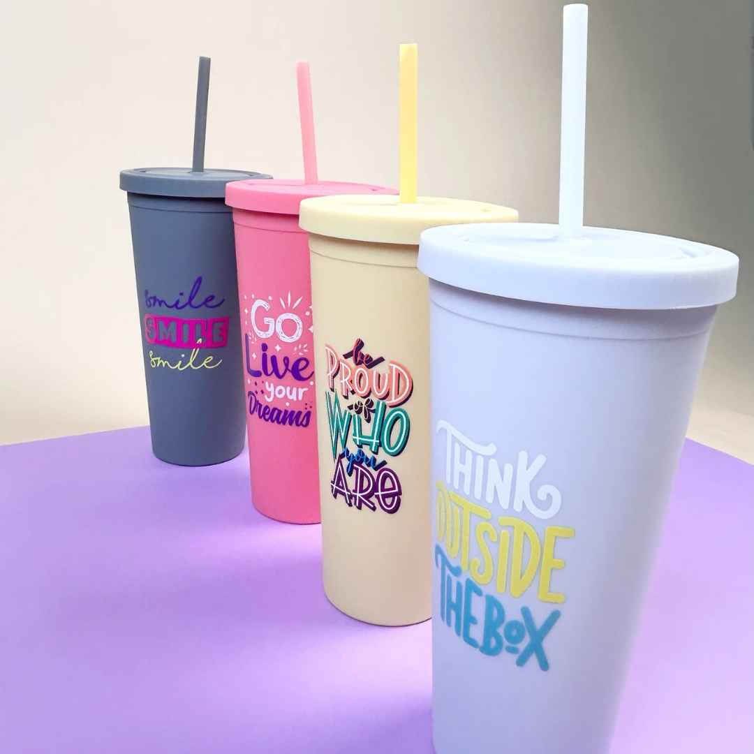 Funky Double Wall Cup 💎 – Leak-Free Coolness