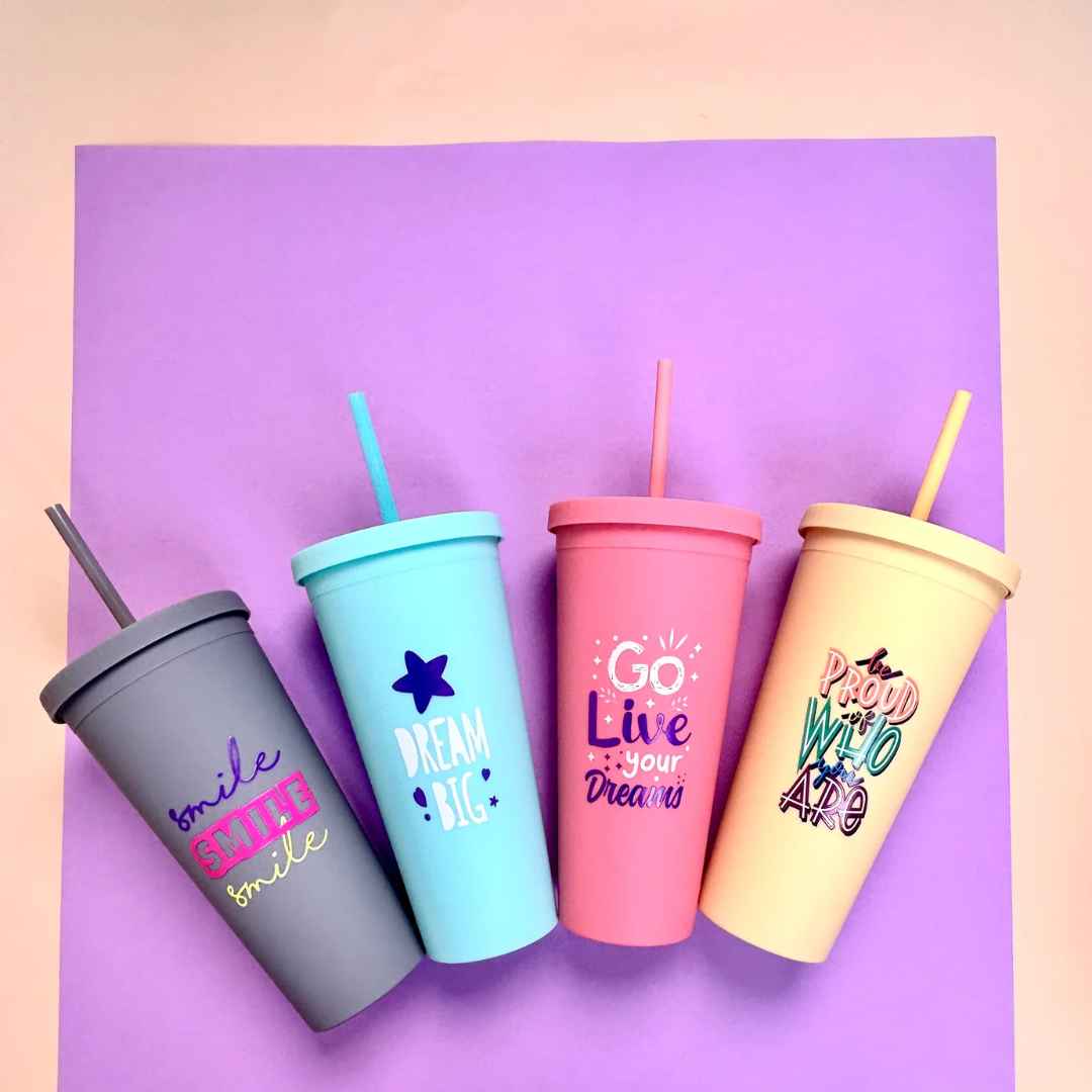 Funky Double Wall Cup 💎 – Leak-Free Coolness