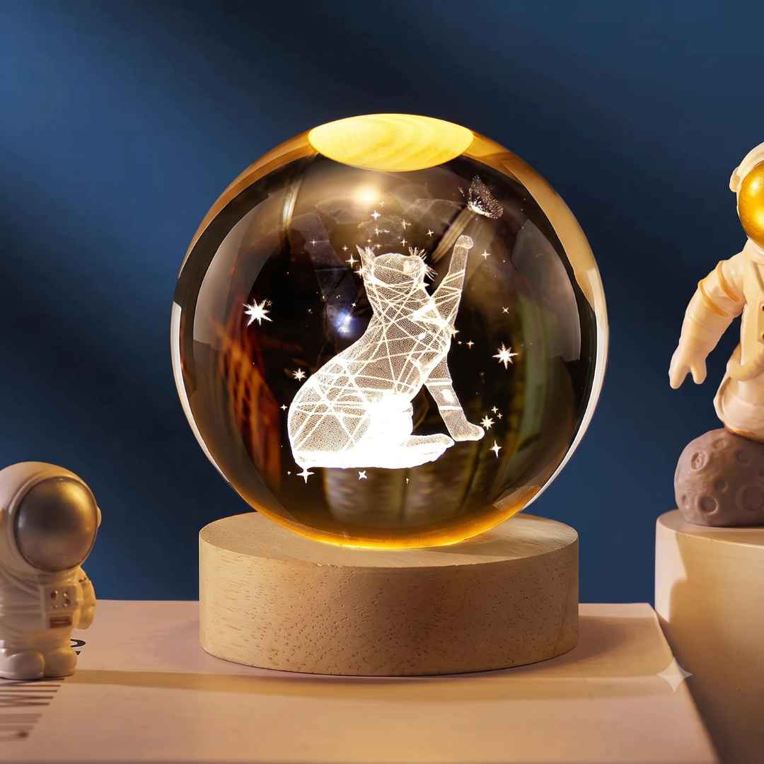 Crystal Sphere LED Light