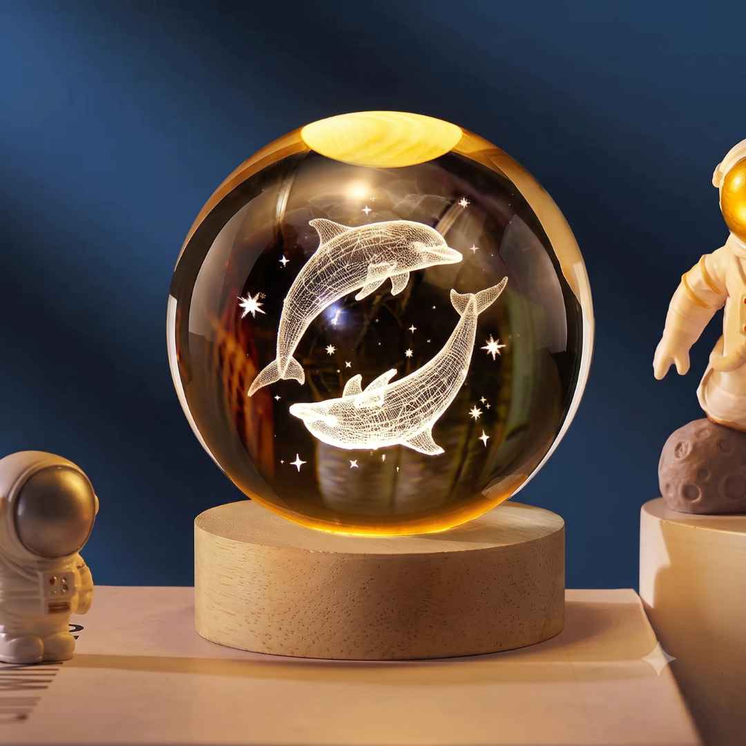 Crystal Sphere LED Light