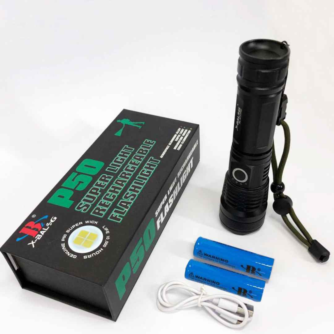 P50 Super Light Rechargeable Flashlight
