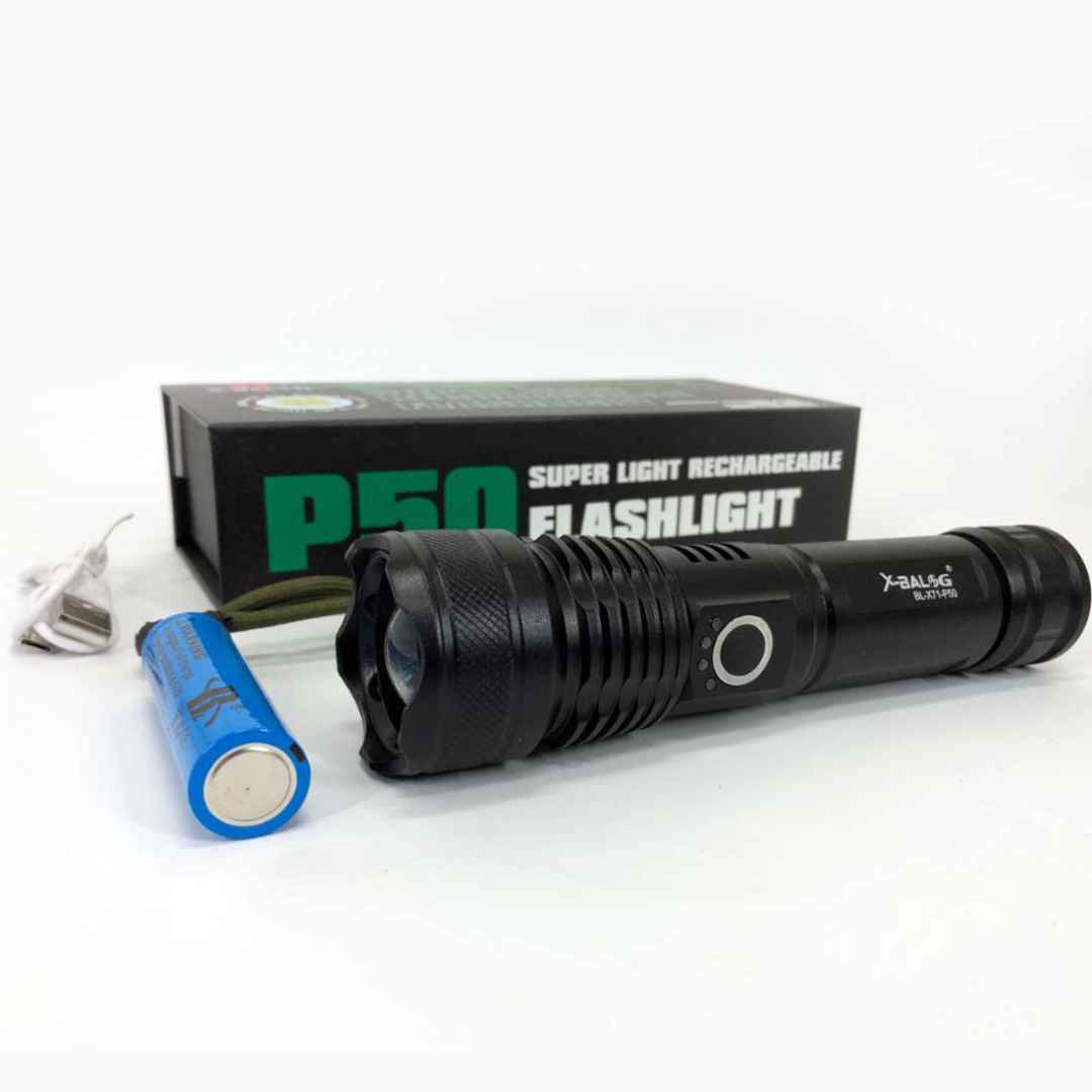P50 Super Light Rechargeable Flashlight