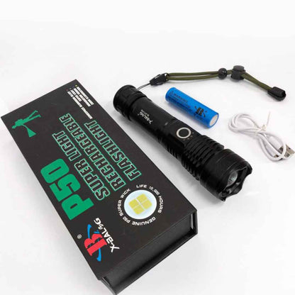P50 Super Light Rechargeable Flashlight