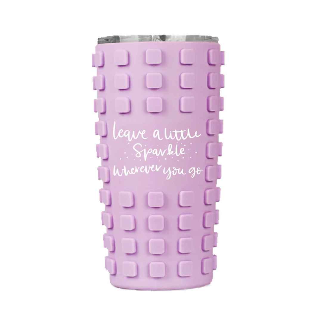 Funky Grid Grip Tumbler 🔲 – 500ml Bold Energy