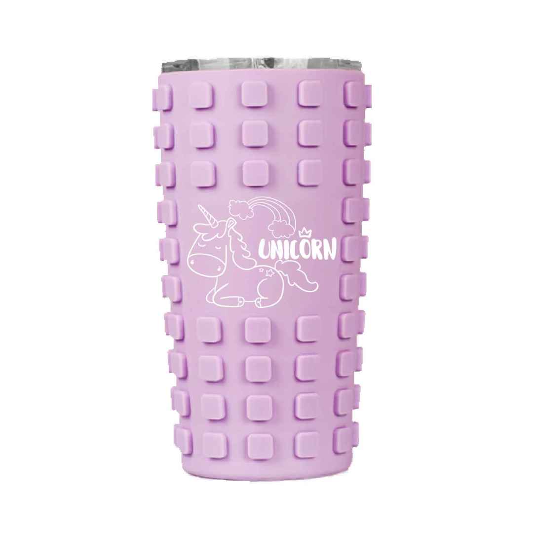 Funky Grid Grip Tumbler 🔲 – 500ml Bold Energy