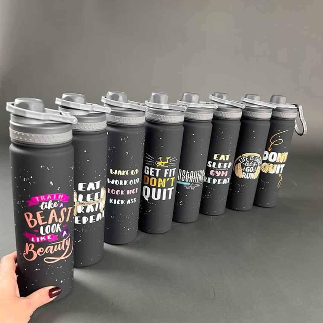 Funky Sports Bottle 💪 – Wake Up. Work Out. Own It.