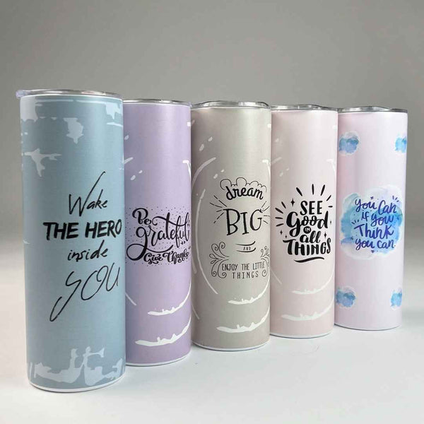 Funky Slim Steel Tumbler ⚡ – 500ml Daily Power